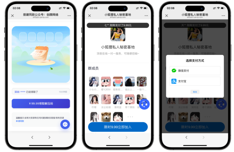独立付费进群系统源码 